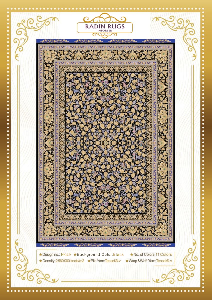 Persian Hand Loom Silk Rug 100