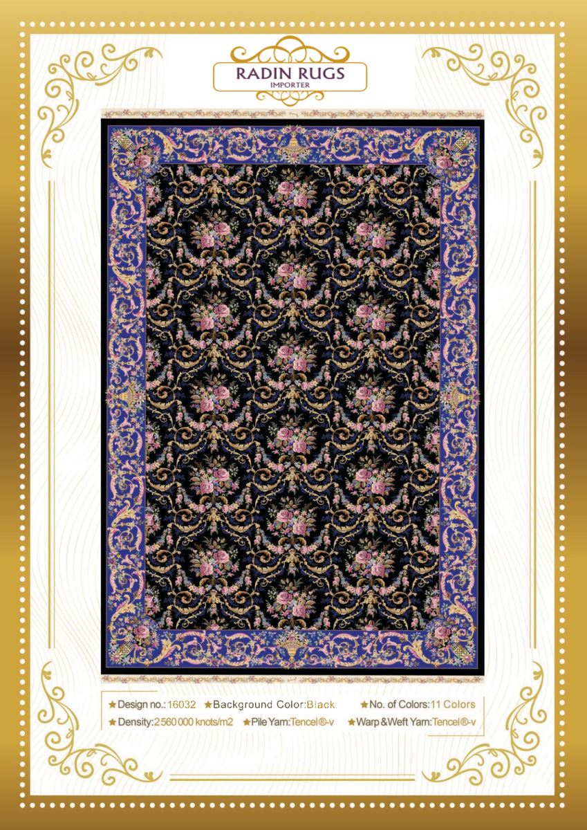 Persian Hand Loom Silk Rug 112