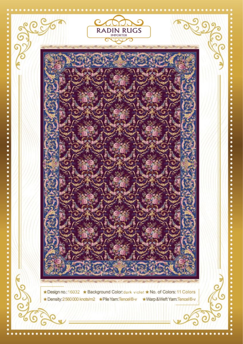 Persian Hand Loom Silk Rug 113
