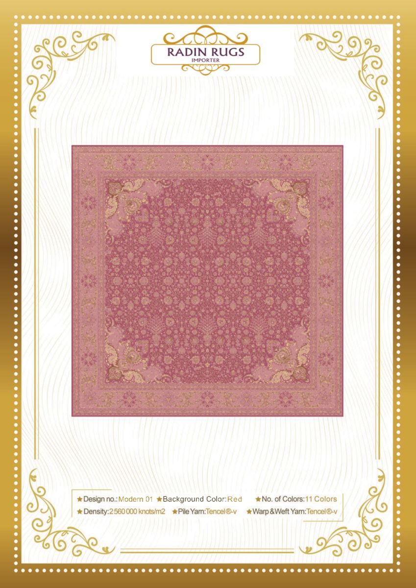Persian Hand Loom Silk Rug 168