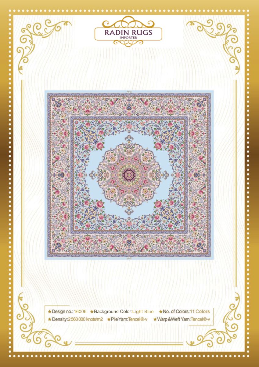 Persian Hand Loom Silk Rug 19