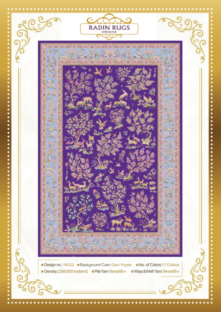 Persian Hand Loom Silk Rug 64