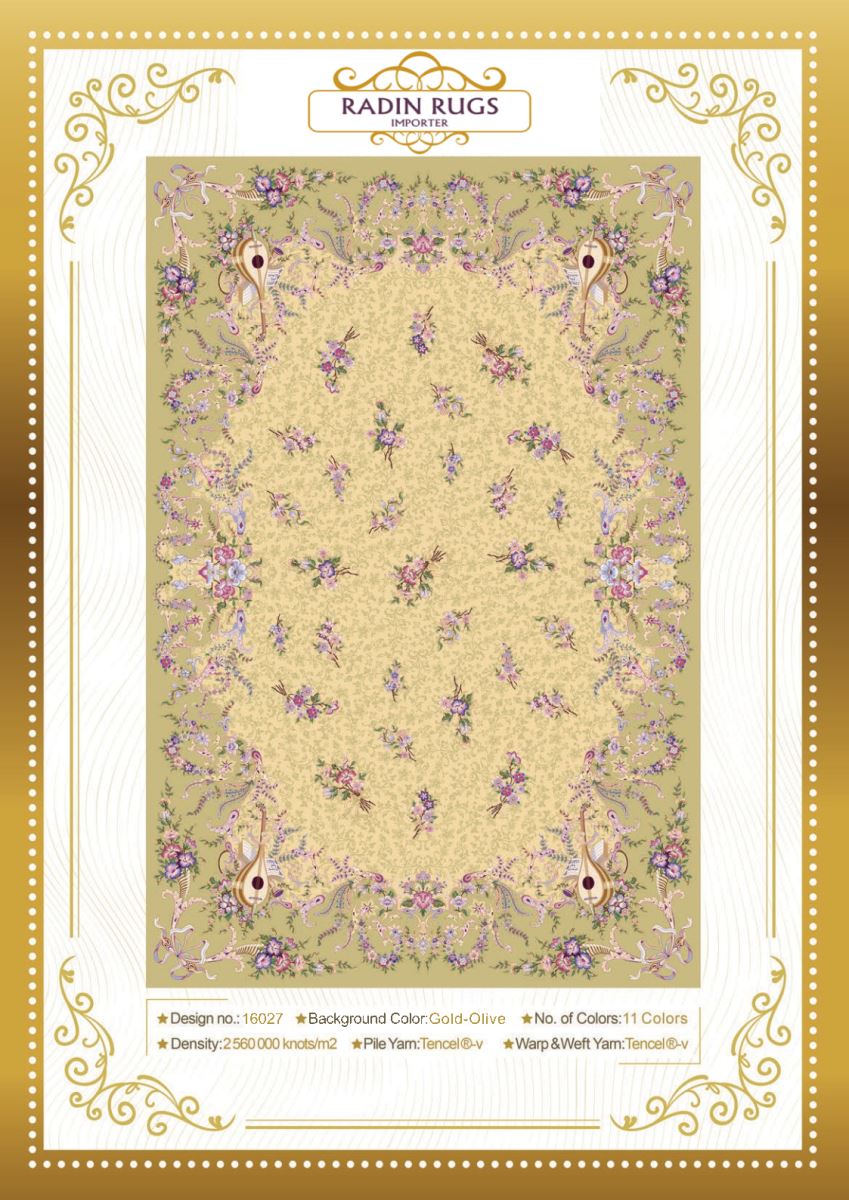 Persian Hand Loom Silk Rug 90