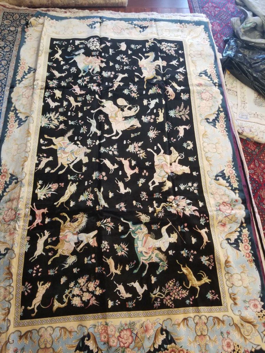 Persian Hand Loom Silk Rug 193 SOLD