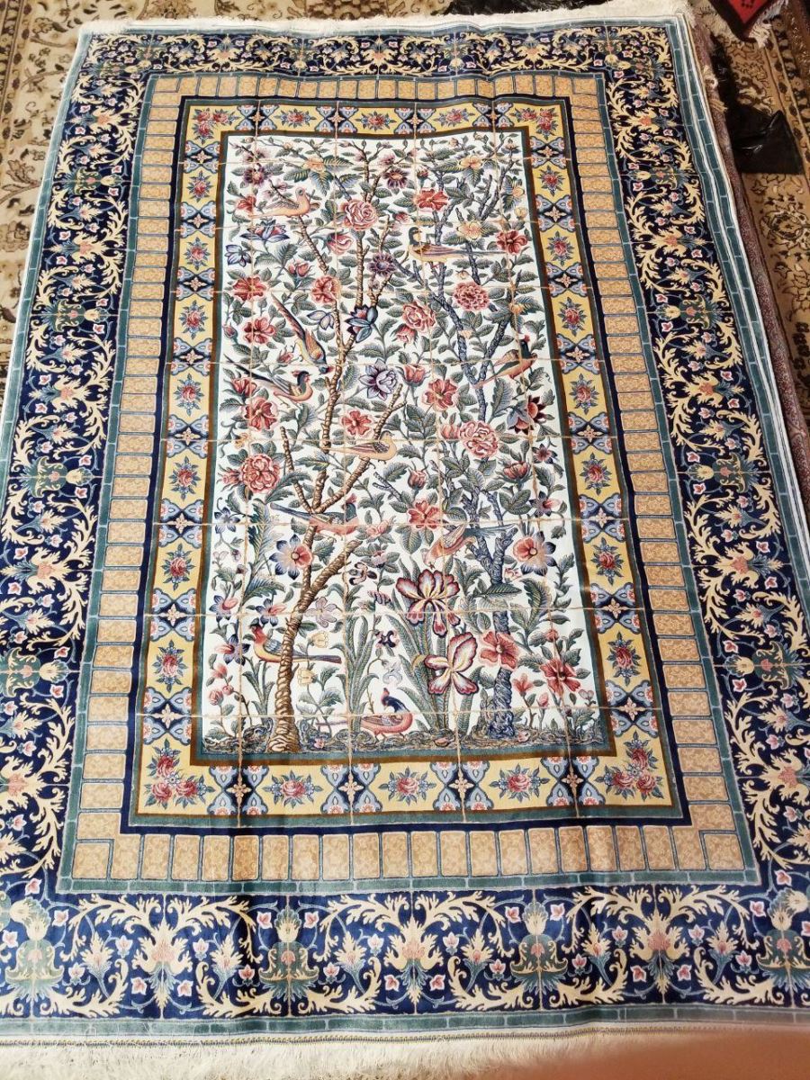 Persian Hand Loom Silk Rug 188