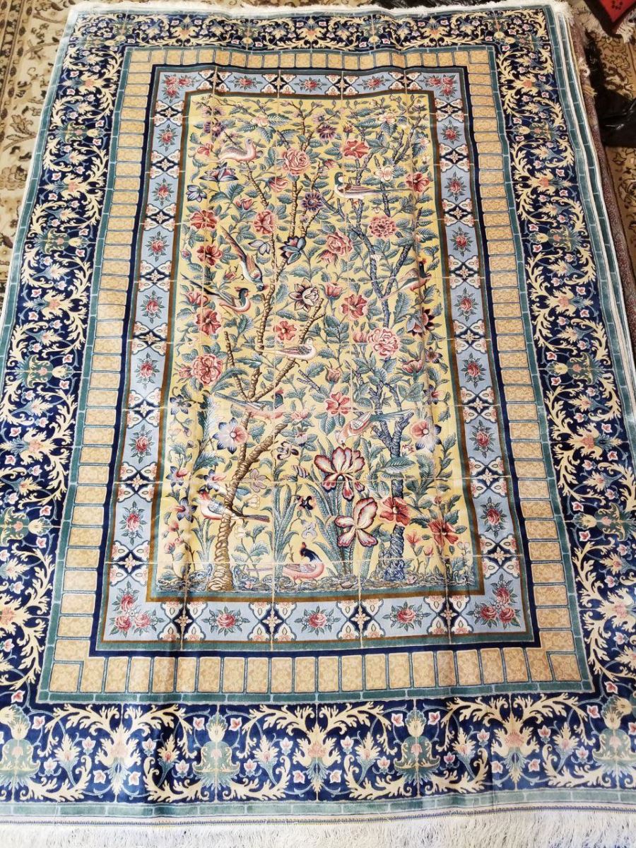 Persian Hand Loom Silk Rug 187