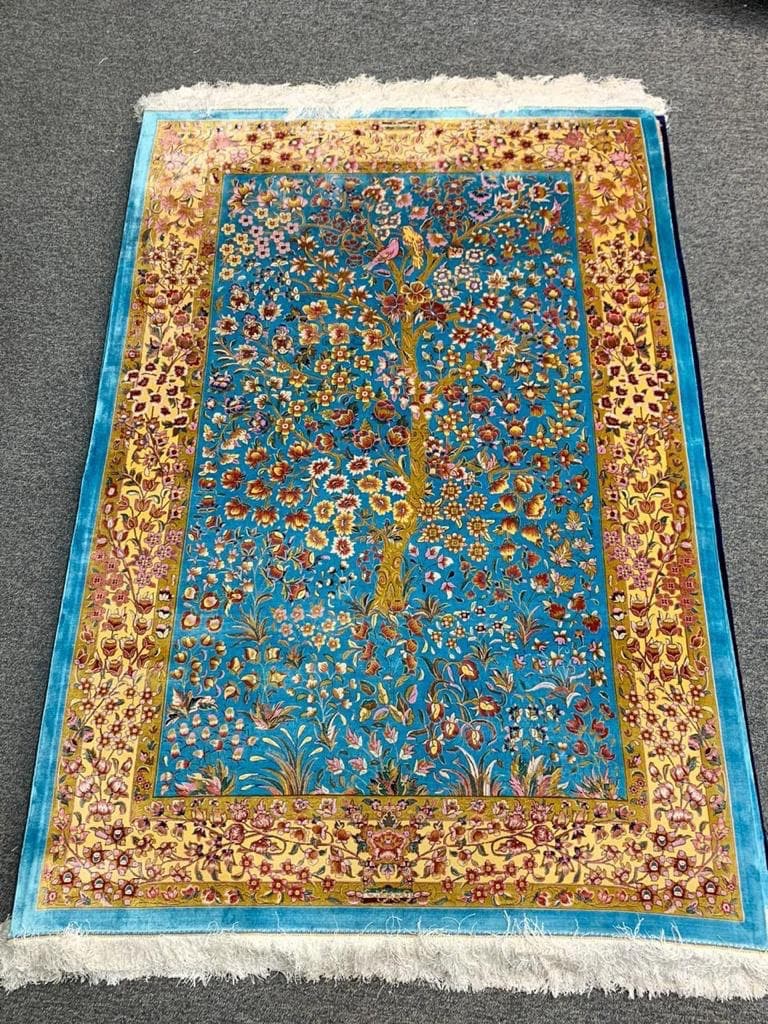 Persian Hand Loom Silk Rug 210