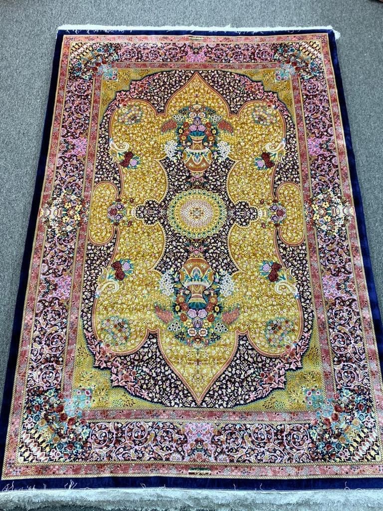 Persian Hand Loom Silk Rug 205 SOLD