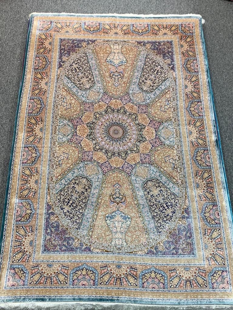 Persian Hand Loom Silk Rug 204 SOLD