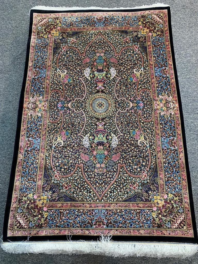 Persian Hand Loom Silk Rug 202 SOLD